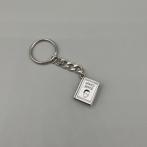 James Joyce Book Keychain