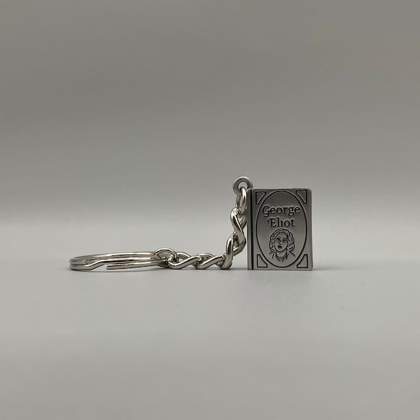 George Eliot Book Keychain