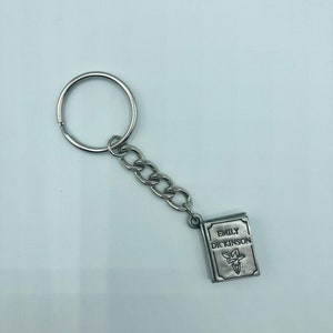 Emily Dickinson Book Keychain
