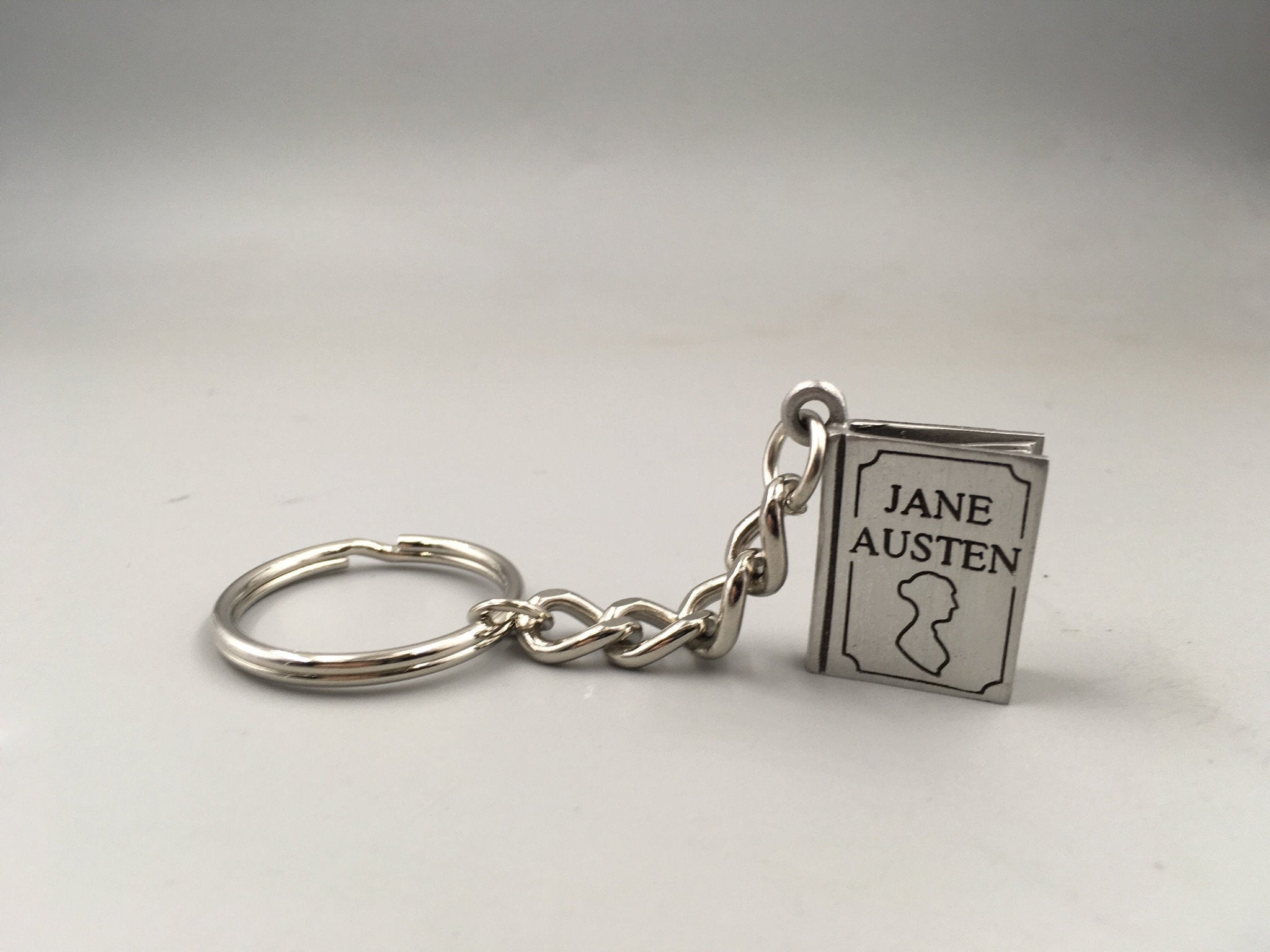 Jane Keychain Jane Austen Book Keychain - Etsy