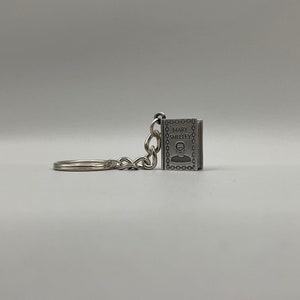 Mary Shelley Book Keychain