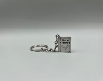 Bram Stoker Book Keychain