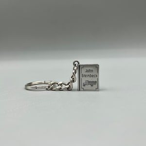 John Steinbeck Book Keychain