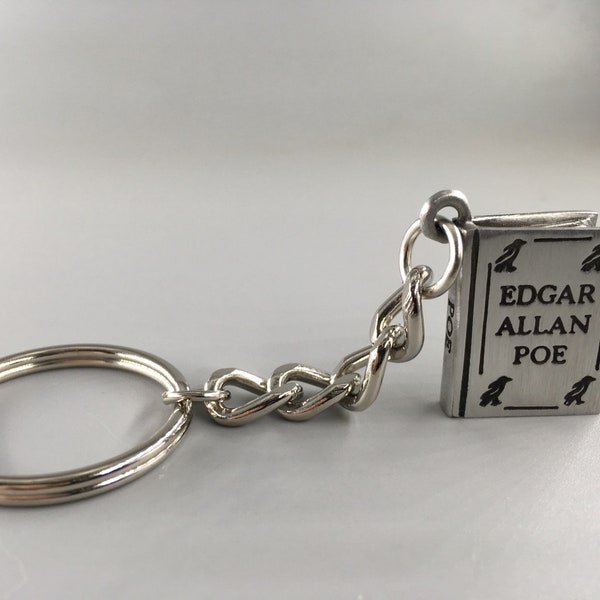 Edgar Allan Poe Book Keychain