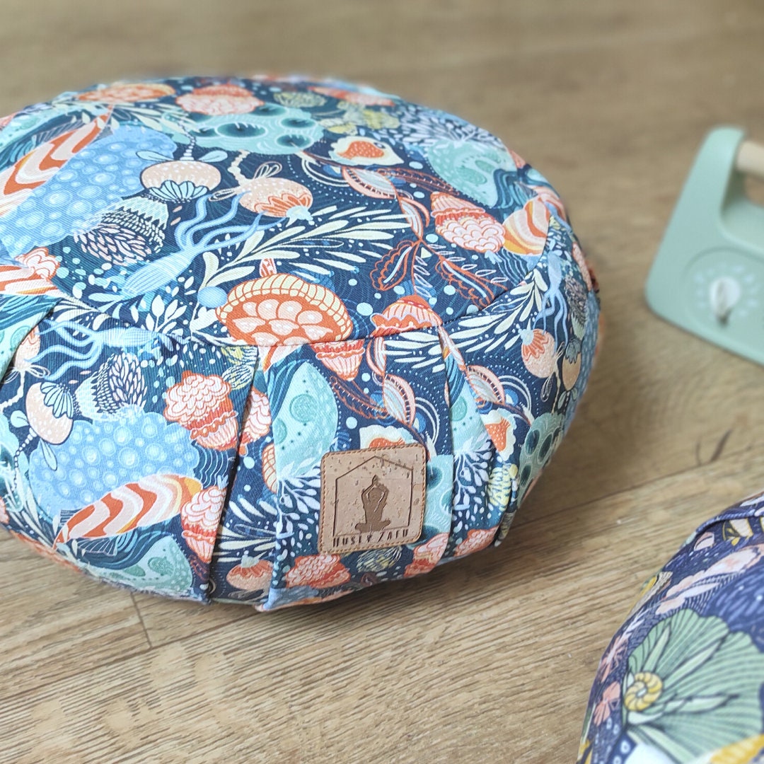 Zafu Coussin de Méditation Enfant Aux Balles d'épeautre Bio