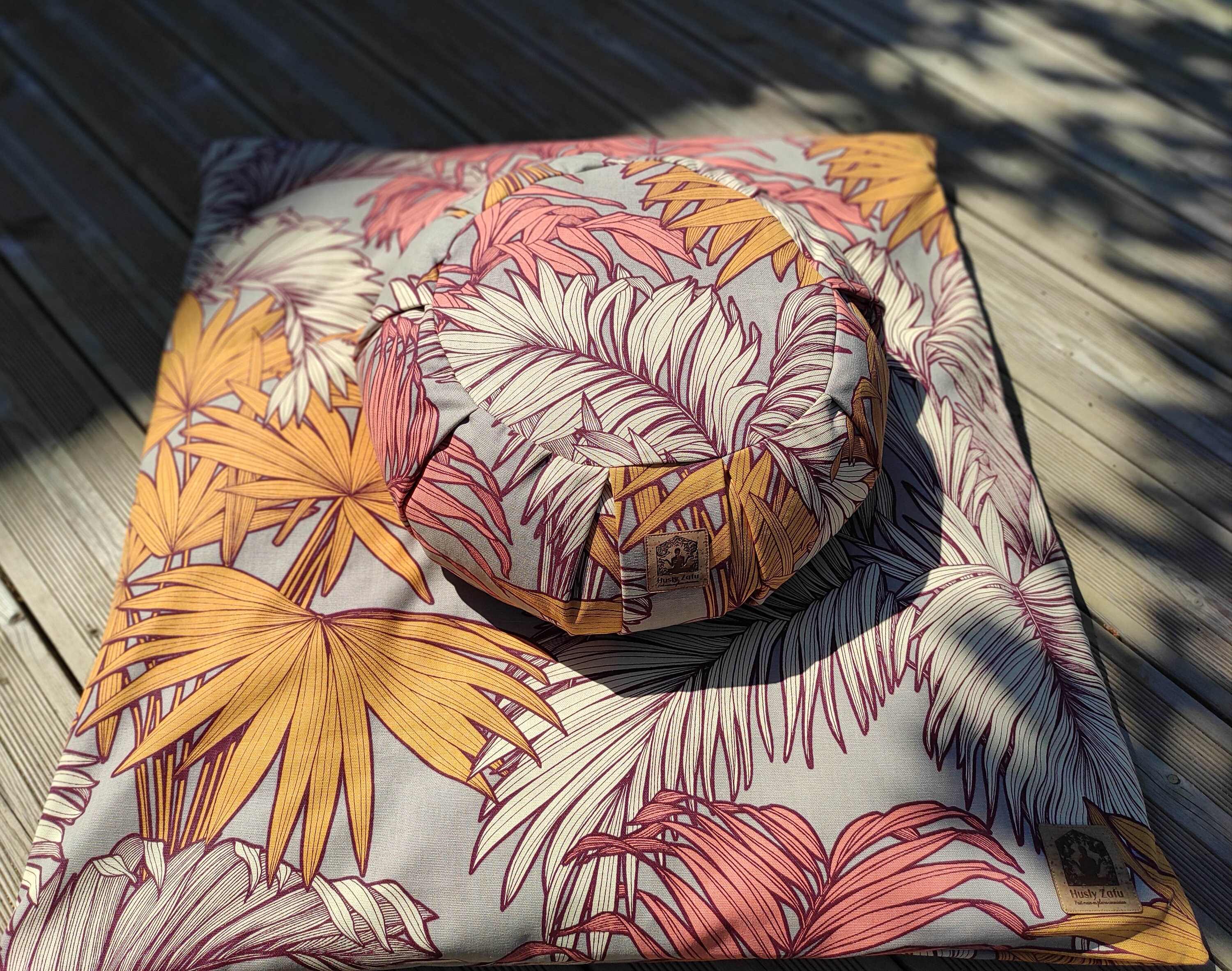 Ensemble Zabuton & Zafu Aux Balles d'épeautre Bio Coco