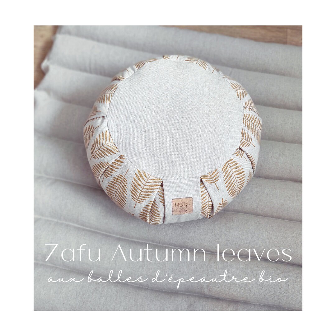 Zafu Aux Balles d'épeautre Bio Autumn Leaves