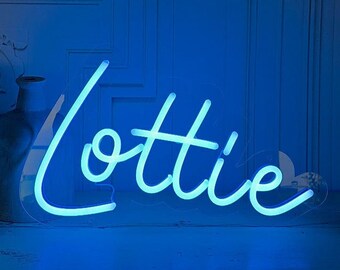 Custom Neon Sign | LED Neon Lights Name Kids Name Family Name Pet Name Wall Hanging Personalize Gift