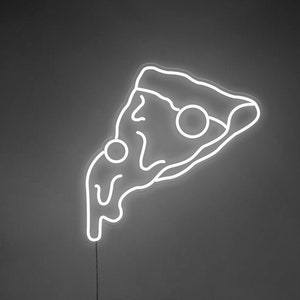 Pizza Slice LED Neon Sign, Wall Decor, Wall Sign, Neon Lights, Christmas Gift image 3