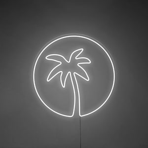 Palm - LED Neon Sign, Tree Palm, Bar Sign, Bedroom Sign