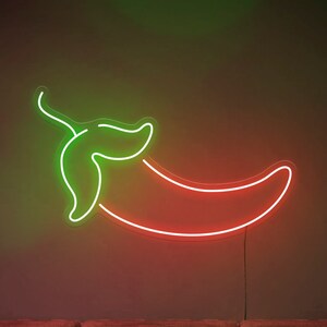 Chilli - LED Neon Sign, Wall Decor, Wall Sign, Neon Lights