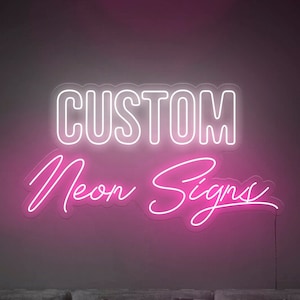 Custom Neon Sign | Neon Sign | Wedding Sign | Name Neon Sign | LED Neon Light Sign | Christmas Gift | Wall Decor | Home Decor | Black Friday
