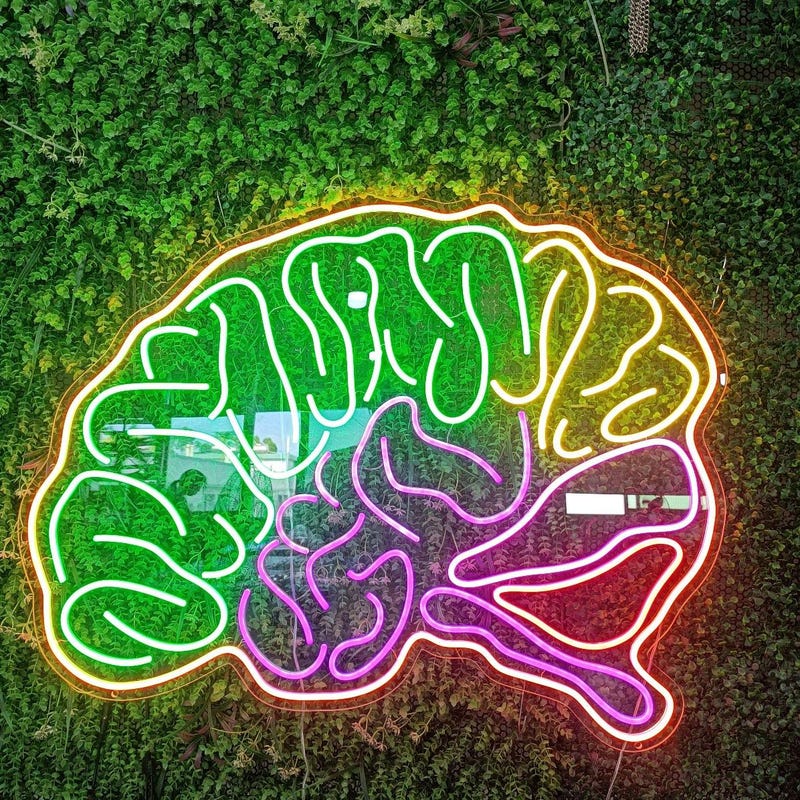 Neon Brain Light - Etsy