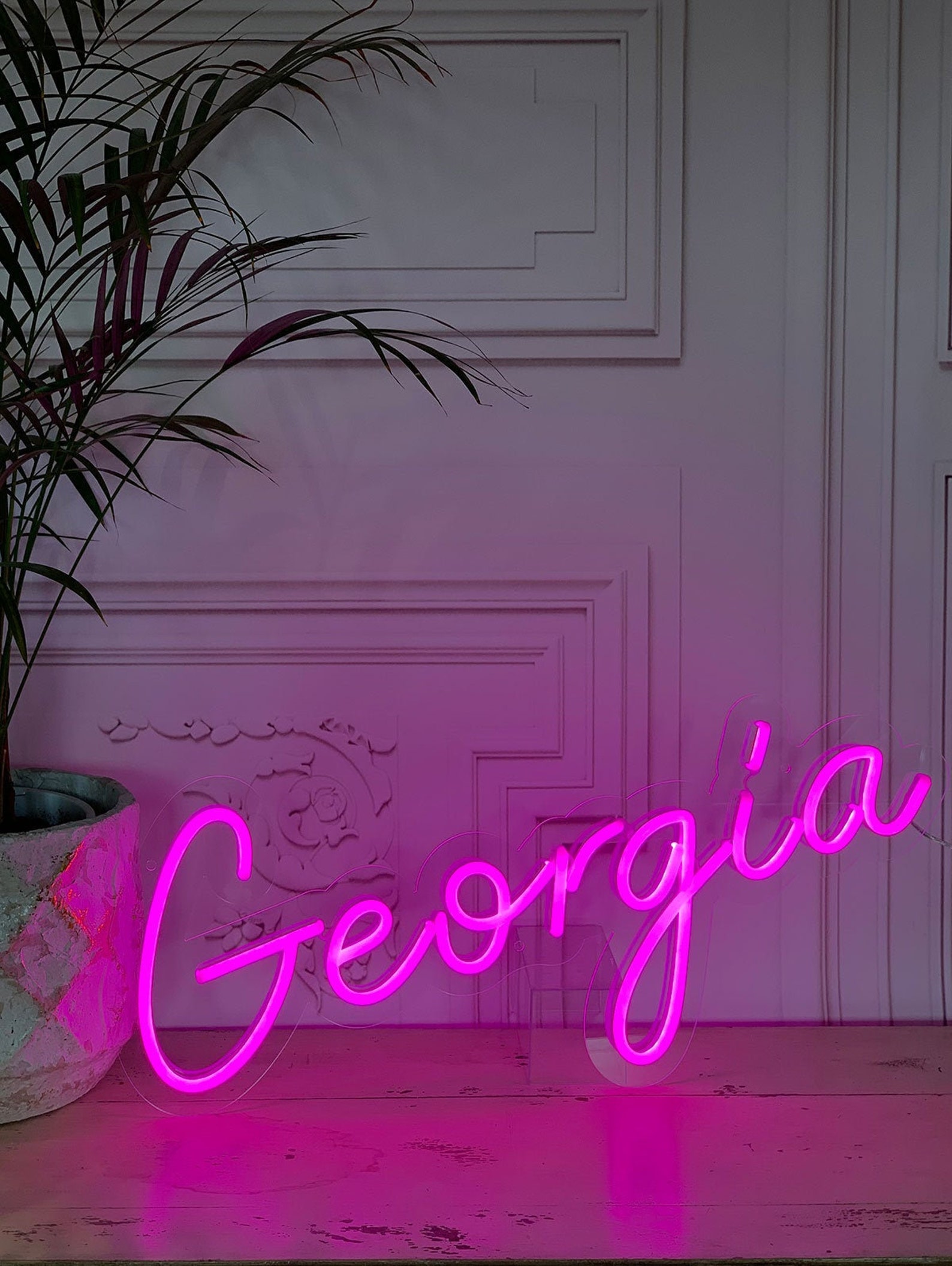 Custom Neon Sign LED Neon Lights Name Kids Name Family Name Etsy