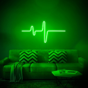 Pulse - LED Neon Sign, Wall Decor, Wall Sign, Neon Lights Active, Pulse light sign, Pulse wall decor, Pulse wall art
