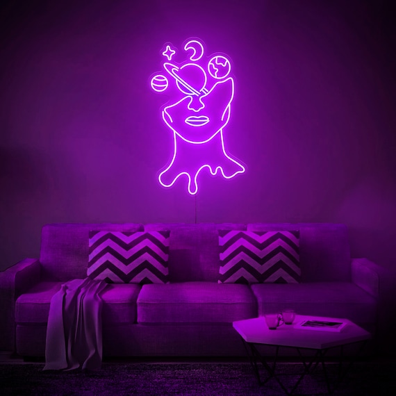 Galaxy Brain - LED Neon Sign, Wall Decor, Wall Sign, Neon Lights