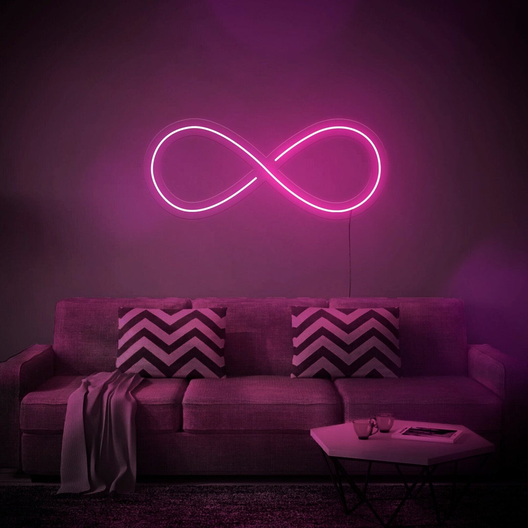 Infinity - LED Neon Sign, Wall Decor, Wall Sign, Neon Lights - Etsy