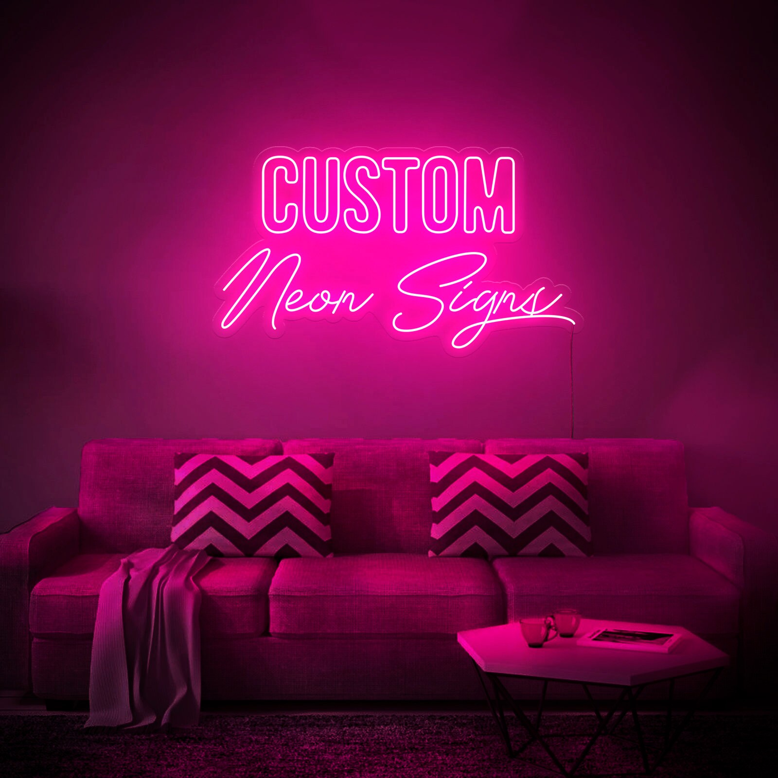 Custom Neon Signs LED Neon Sign Wall Decor Wall Sign Neon Etsy