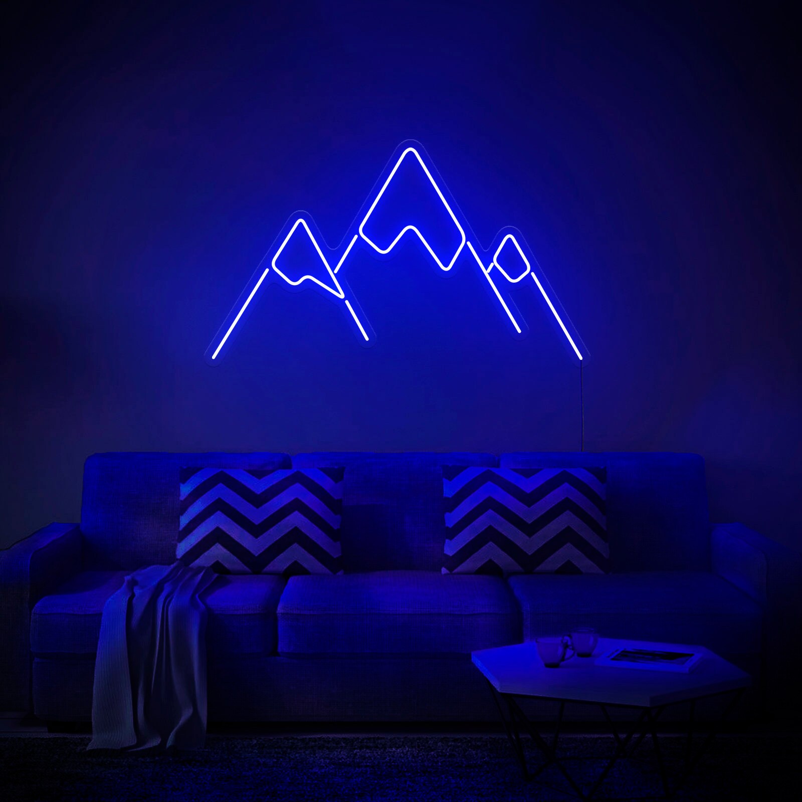 Mountain Tops LED Neon Sign Wall Decor Wall Sign Neon | Etsy