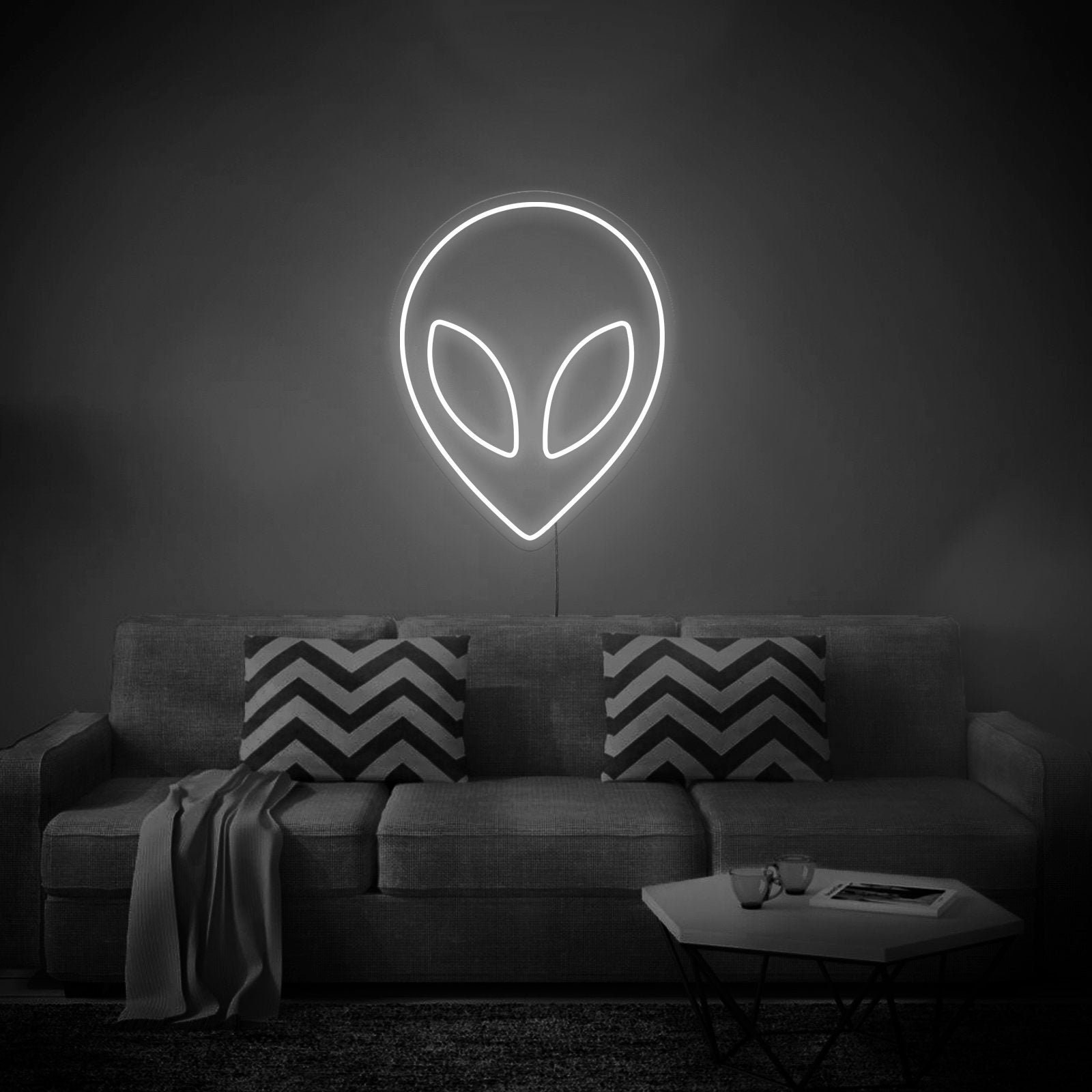 Alien LED Neon Sign Wall Decor Wall Sign Neon Lights Etsy