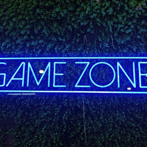Game Zone - LED Neon Sign, Wall Decor, Wall Sign, Neon Lights