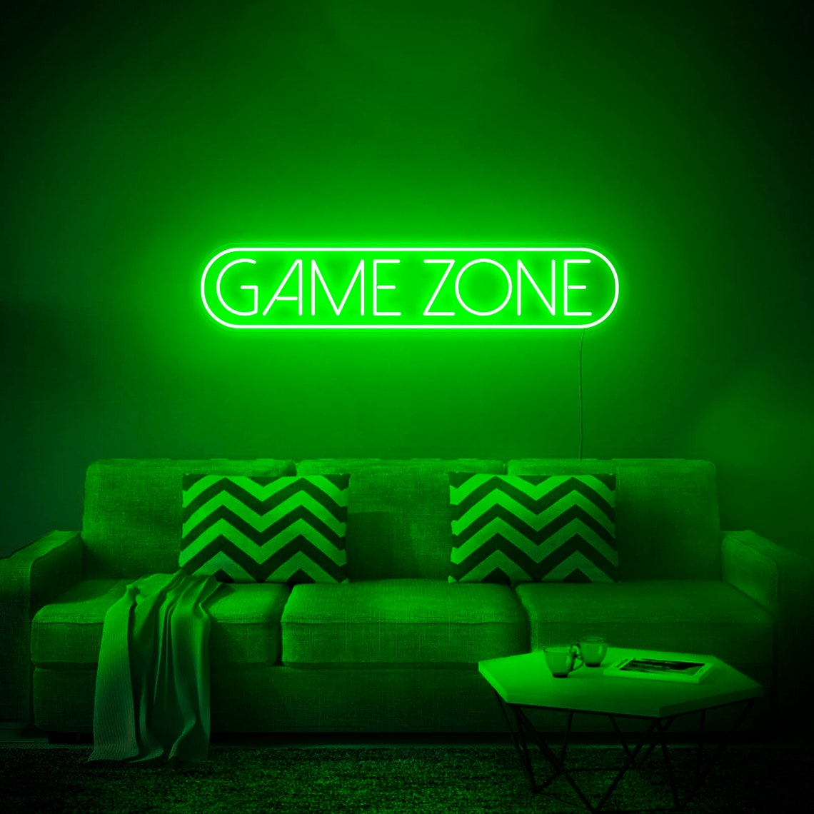 Game Zone LED Neon Sign Wall Decor Wall Sign Neon Lights | Etsy