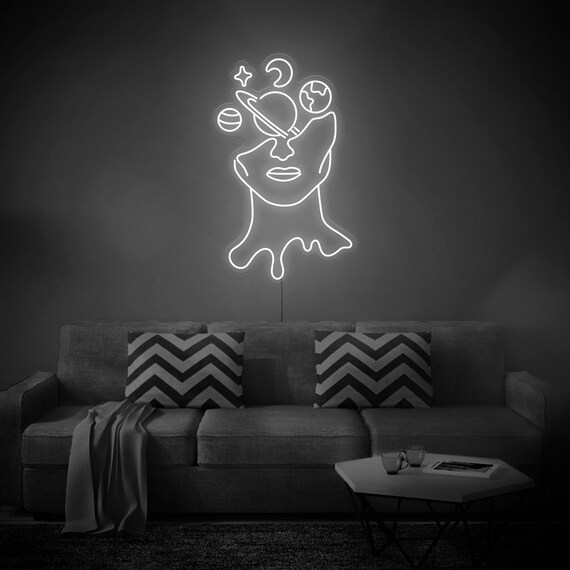Galaxy Brain - LED Neon Sign, Wall Decor, Wall Sign, Neon Lights