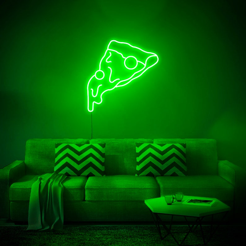 Pizza Slice LED Neon Sign, Wall Decor, Wall Sign, Neon Lights, Christmas Gift image 7