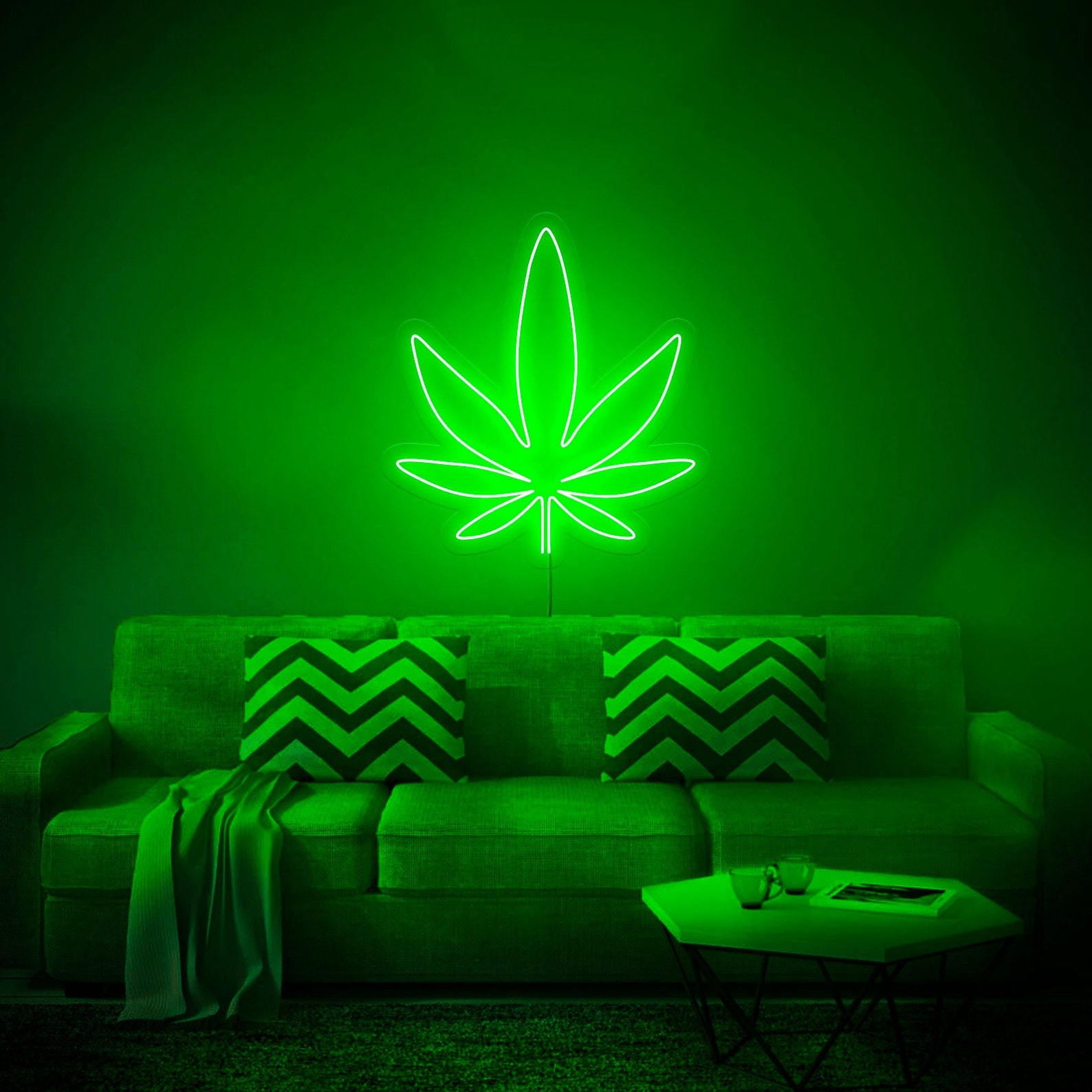 Cannabis LED Neon Sign Marijuana Sign Wall Decor Wall | Etsy