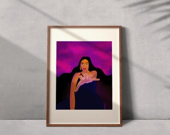 Power | Fine art giclee print | female warrior print | sci-fi print