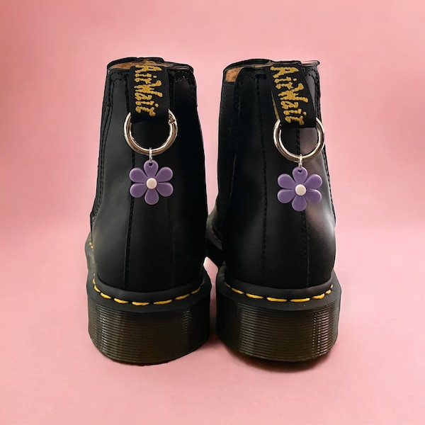 Dainty Flowers Boot Charms Pair