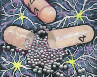 Original oil painting of Effexor