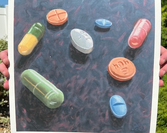 Open edition print of Daily Meds III