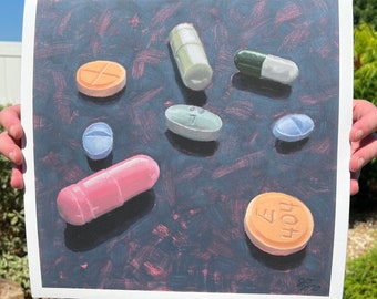Open edition print of Daily Meds II