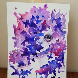 Pink and Purple girl PRINT