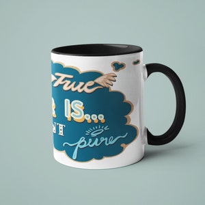 Whatever is - christliche Kaffeetasse, Schriftversbecher, Philipper 4,8, religiöser Becher, christlicher Lebensstil