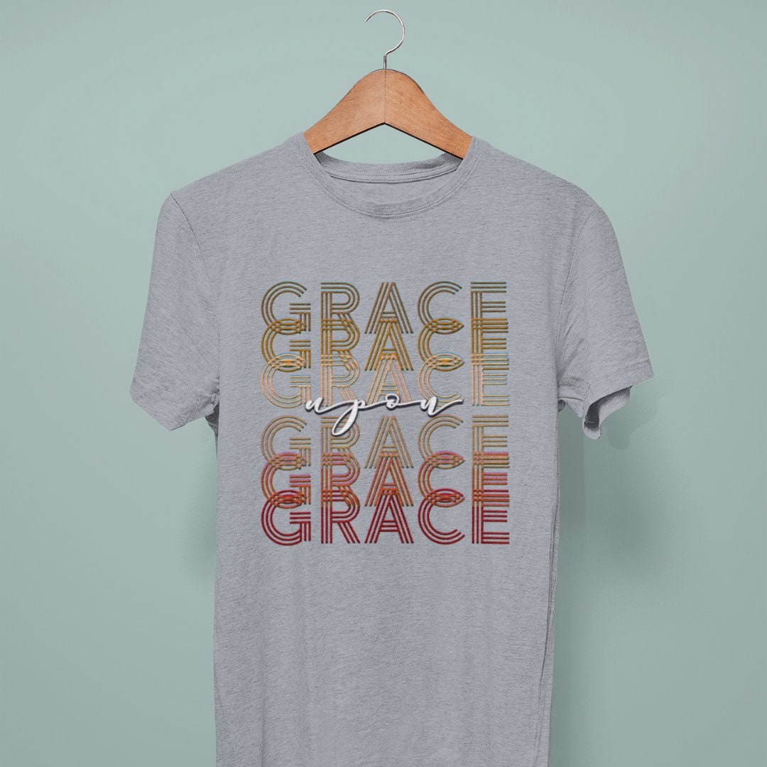 Grace Upon Grace Brown unisex Christian Apparel Religious - Etsy