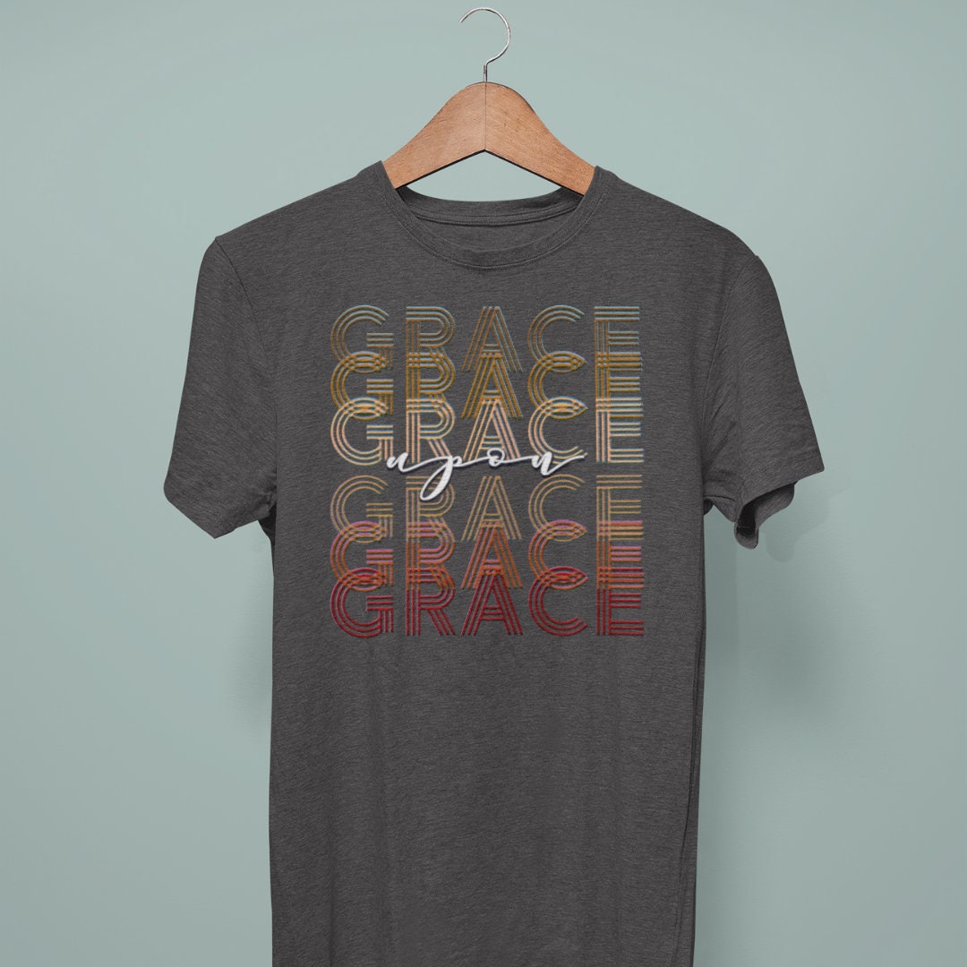 Grace Upon Grace Brown unisex Christian Apparel Religious - Etsy