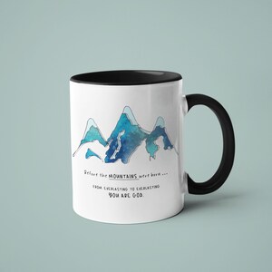 Before The Mountains- Christian Coffee Mug, Religious Coffee Mug, From everlasting to everlasting, scripture mug, bible verse mug,