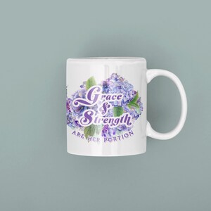 Grace and Strength- Christian Mugs, Religious Coffee Mug, Bible Coffee Mug, Christian Gift Mug for women, 11oz, 15oz