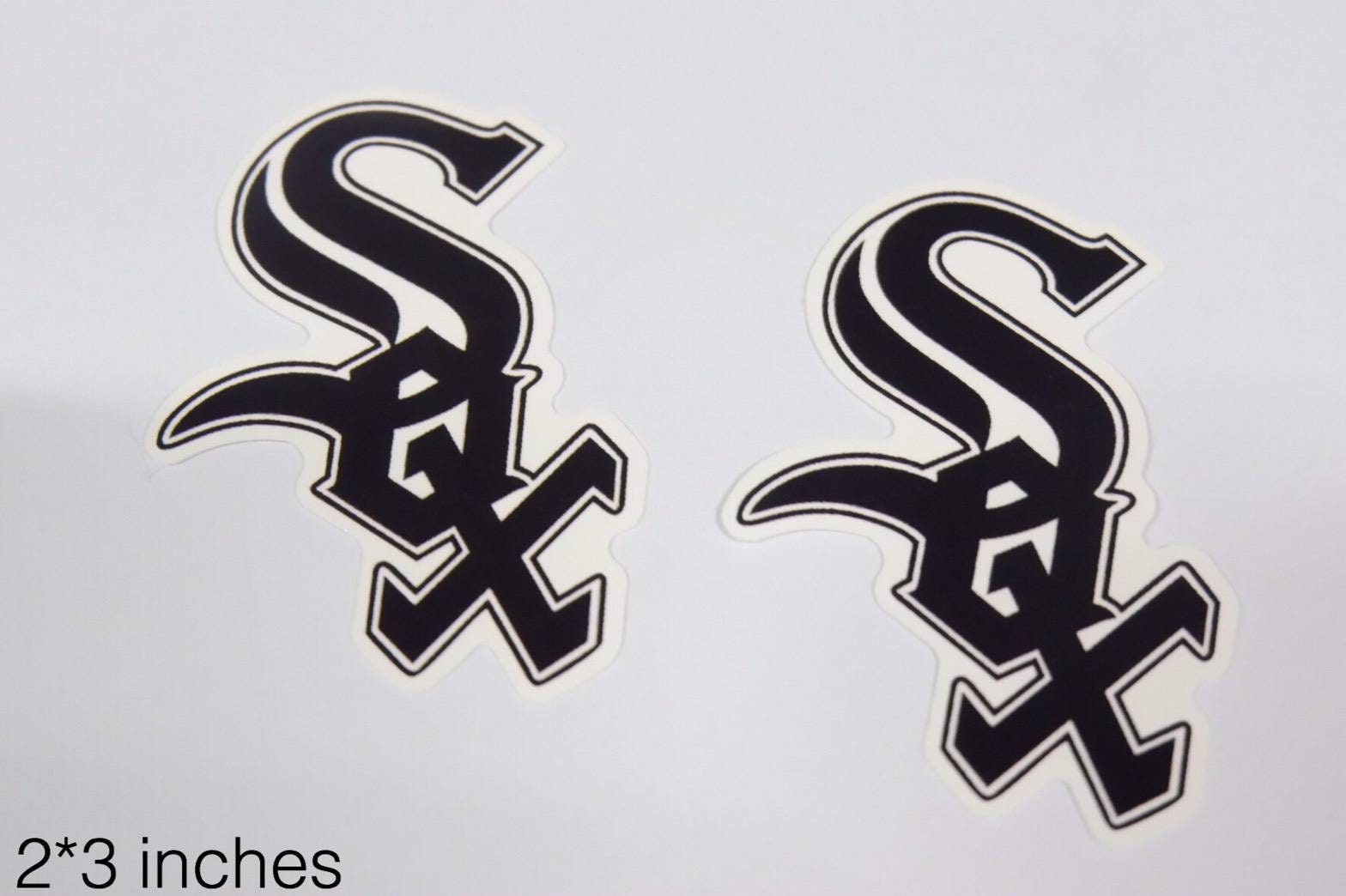 2Pcs. Chicago White Sox MLB Baseball sticker wall decor Etsy