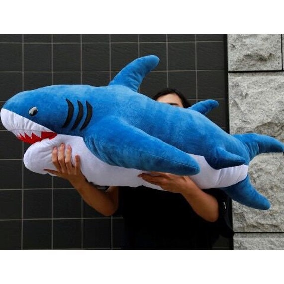 Original Stuffed Chumbuddy Super Size Shark Sleeping Bag Over 6.5 Feet Long  Perfect Gift 