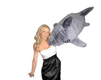 Giant Shark Plush Body Pillow over 3 feet long! Perfect for gift! sleep companion