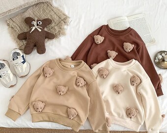 Bear Sweatshirt (Three Colors)