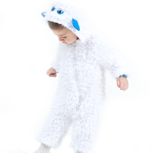 Baby Yeti Big Foot Abominable Onesie Body Suit perfect for winter image 1