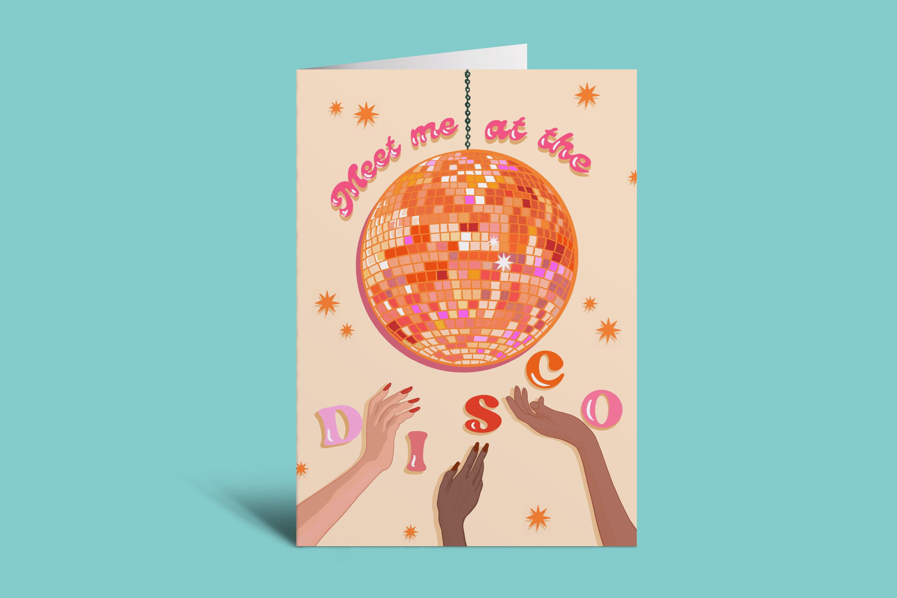Disco Celebration Card Disco Celebration Card