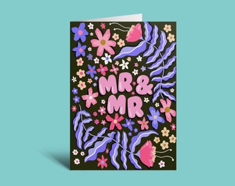 Mr & Mr Wedding Card