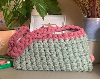chunky yarn crochet bolsa pattern