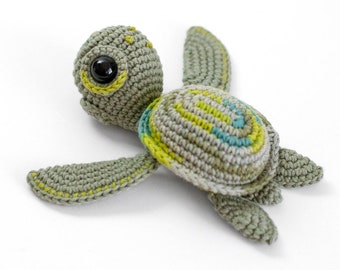 Green Sea Turtle - Amigurumi Crochet Pattern - eBook PDF