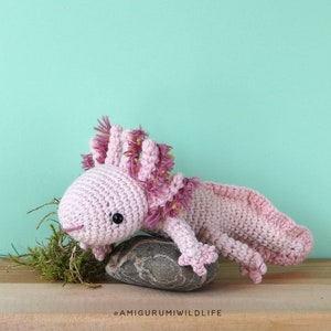 Axolotl - Amigurumi Crochet Pattern - eBook PDF